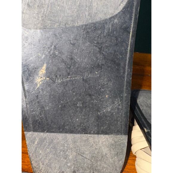 Massimo Dutti patent leather sandals size euro 41 - Picture 7 of 8